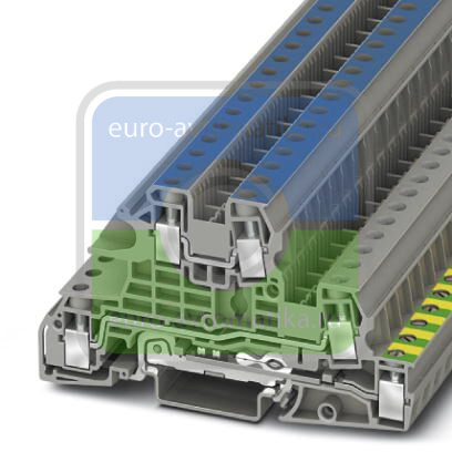 Phoenix contact 3076041 UTI 6-PE/L/N Заземляющие клеммы для выполнения проводки в зданиях