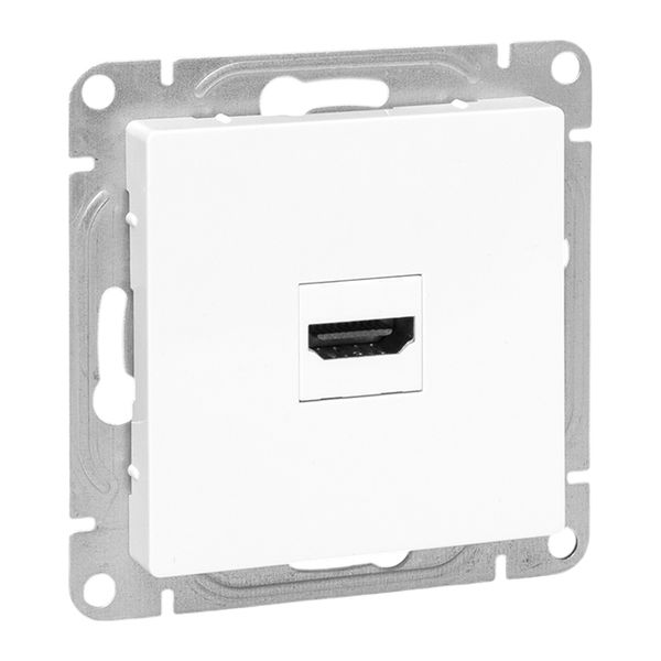 EKF UP1-SOW-HDMI Механизм розетки HDMI, белый Эпика EKF