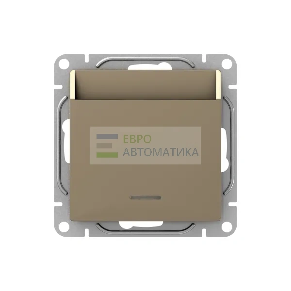 EKF UP1-SWC-card Механизм выключателя, карточный, с подсветкой, шампань Эпика EKF