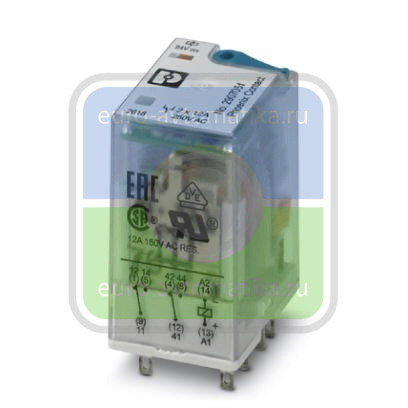 Phoenix contact 2907051 REL-IR2/24DC/2X21 Одиночное реле