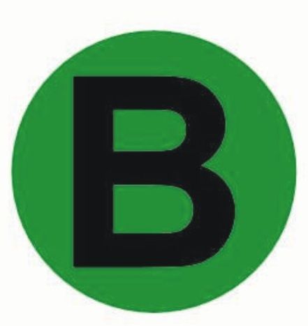 EKF an-2-9-1 Наклейка "B" d=20 EKF PROxima