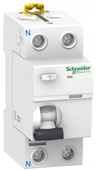 Schneider Electric A9R75225 ДИФФ.ВЫКЛ.НАГР iID K 2П 25A 300mA AC-ТИП