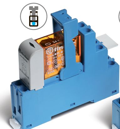 FINDER Интерфейсный модуль, электромеханическое реле; 1CO 16A; контакты AgCdO; питание 48В DC (чувствит.); категория защиты IP20; винтовые клеммы; пластиковая клипса; LED + диод; упаковка 1шт. (арт.486170480050SPB)