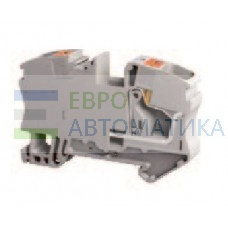 TBLOC 8000298040 - Клеммник на DIN-рейку (Push-in) 16 мм.кв. (черный); PFT 16