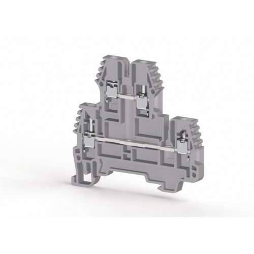 KLEMSAN 325241 Клеммник 2-х ярусный, 2,5 мм.кв. (синий); PIK 2,5RD