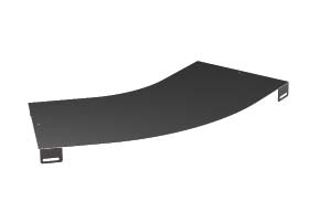 DKC LK0330 Крышка на угол горизонтальный 45º, осн.300, R-300