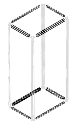 ABB 1STQ007040A0000 Профиль гальв.каркаса шкафа W=600мм(4шт)