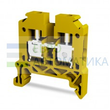 TBLOC 8000099044 - Клеммник на DIN-рейку (Винтовой) 10 мм.кв. (желтый);TBL 10