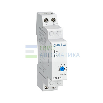 CHINT 587237 Реле времени NTE8-10А (задержка времени выключения) 1-10с, 1НО, AC/D24В (R)
