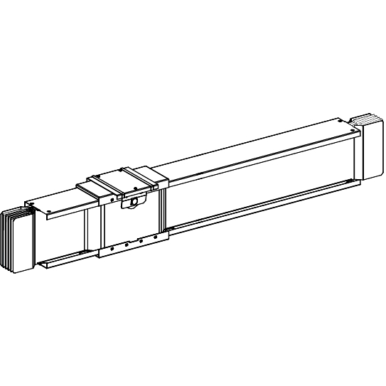 Schneider Electric KTC2500EB320 ПРЯМАЯ СЕКЦИЯ ДЛЯ БОЛТ. ОТВ. БЛОКОВ, 3L+PE, Cu, 2500А, L=2000 ММ