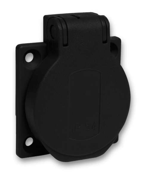 Schneider Electric PKS52N РОЗЕТКА ЧЕРНАЯ 10/16A 50Х50ММ IP54 ВИНТЫ СБОКУ