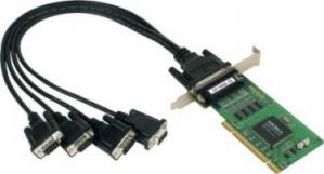 MOXA Плата CP-104UL-DB9M Universal PCI, 4-port RS-232, 921.6 Kbps