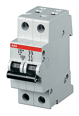 ABB Автомат.выкл-ль 2-полюсный S202P C16 (2CDS282001R0164)