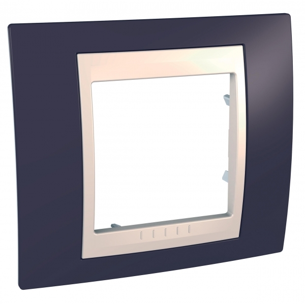 Schneider Electric MGU6.002.572 UNICA ХАМЕЛЕОН РАМКА 1-постовая, БЕЖЕВЫЙ/ ГРАНАТ