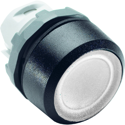 ABB 1SFA611100R1105 Кнопка MP1-11W белая (только корпус) с подсветкой без фиксации