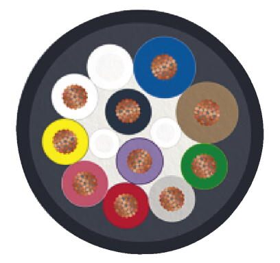 Phoenix contact 1516331 SACB-C-H180- 8/3- 5,0PUR-M8 Разъем с кабелем