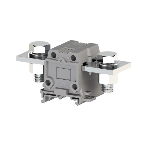 KLEMSAN 304310 Силовой клеммник на DIN-рейку 150 мм.кв., болт., (серый); AVK150 B