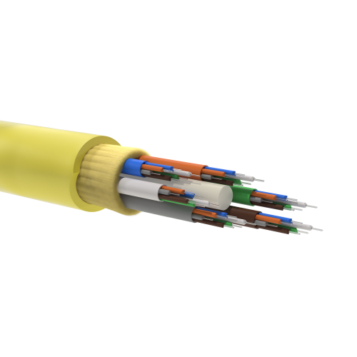 DKC RNMBIN9S12LSYL Кабель волоконно-оптический MB OS2,9/125 мкм,12 волокон в буферном покрытии, безгелевые микротрубки