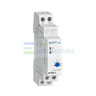 CHINT 258592 Реле времени NTE8-480J (задержка времени выключения) 48-480с, 1 переключающий контакт, AC230В (R)