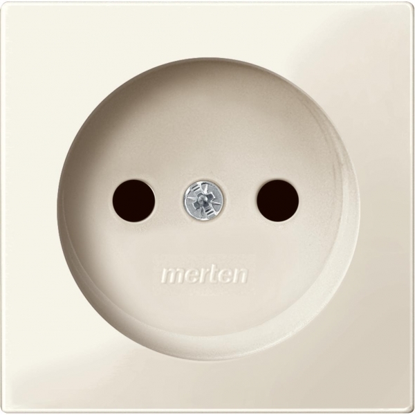 Schneider Electric MTN2030-0344 MERTEN ЦЕНТР.ПЛАТА д/мех-ма розетки б/заземляющего контакта, БЕЖЕВЫЙ, SM