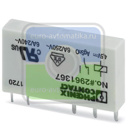 Phoenix contact 2961367 REL-MR- 4,5DC/21 Одиночное реле