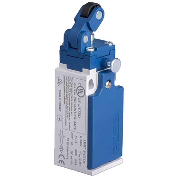 L5K13MIP311R Концевой выключатель в пластиковом корпусе с фиксацией, с пластиковым роликом