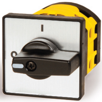 DKC AZ2001-1 Серебр.площадка и черн.ручка, 48х48, на винты, со штрифом