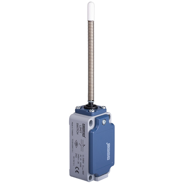 L52K13SOP102 Выключатель концевой быстрого переключения многонаправленный с пластмассовой консолью, стальной пружиной, пластмассовый накнечник (1НО+1НЗ)