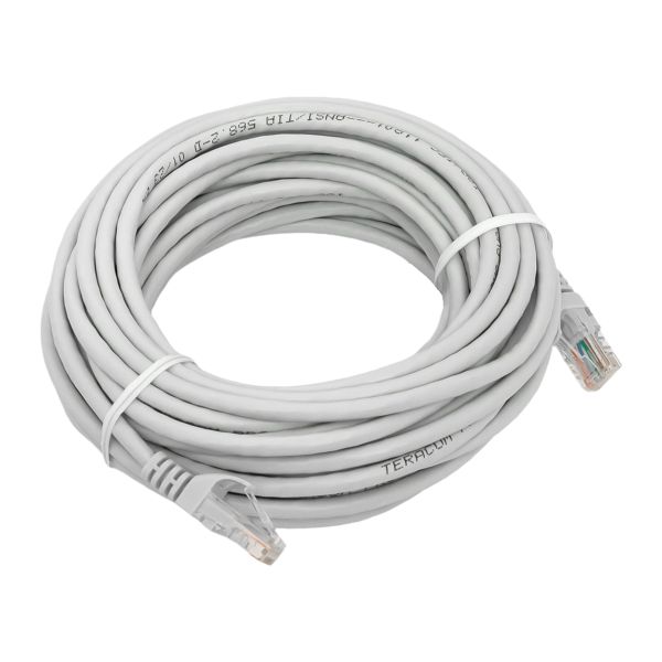 EKF TRP-5EUTP-PVC-10M-GY Патч-корд TERACOM PRO Cat.5E неэкранированный UTP оболочка PVC серый (10,0м)