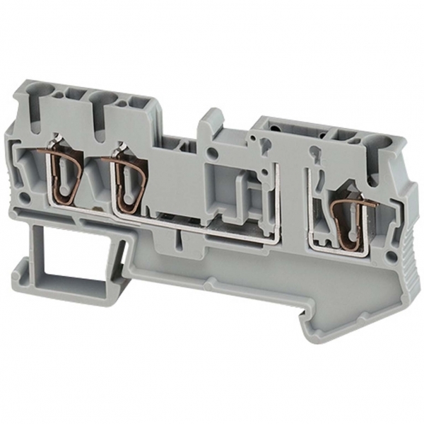 Schneider Electric NSYTRR23TB КЛЕММНИК ПРУЖ,РАЗЪЕДЕНИТ, 3ТЧК, 2,5ММ?,СЕРЫЙ