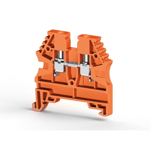 KLEMSAN 304127RP Клеммник на DIN-рейку 2,5мм.кв. (оранжевый); AVK2,5(RP)