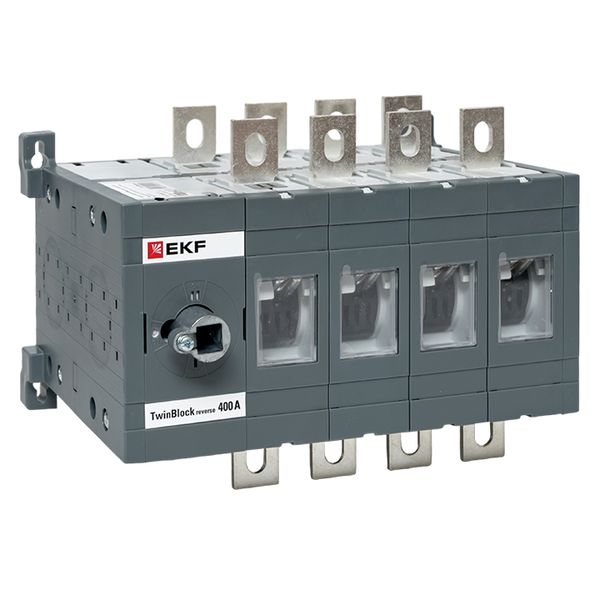 EKF tb-s-400-4p-rev Рубильник 400A 4P реверсивный без рукоятки управления TwinBlock EKF