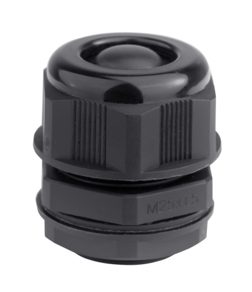DKC 53M3225  Кабельный ввод, IP68, M32, с мембраной, черный, для кабеля д.18-25 мм