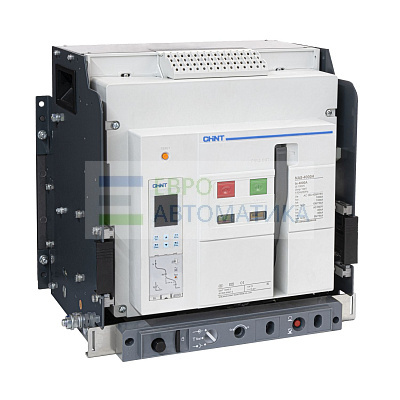CHINT 404672 Воздушный авт. выкл. NA8-4000HU-3200H/4P выкат.,3200А, 75кА, тип H,  AC230В (R)