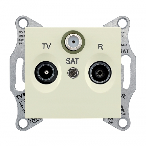 Schneider Electric SDN3501247 TV/R/SAT розет. пром., беж.