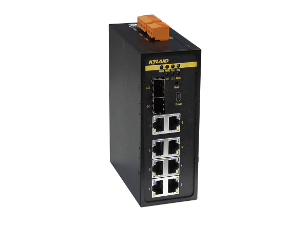 Kyland Коммутатор SICOM3000A-LITE-2GX8T-L2-L2 300071554 2 100/1000Base-X SFP ports, 8 10/100Base-TX ports, Console Port Mini USB, 24-48VDC(18-72VDC) dual redundant power supplies