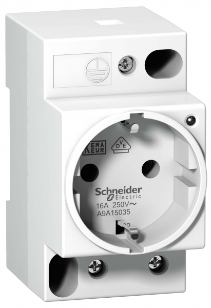 Schneider Electric A9A15035 ЩИТ.РОЗ. iPC DIN 2П+T 16A 250В НЕМ C ИНД