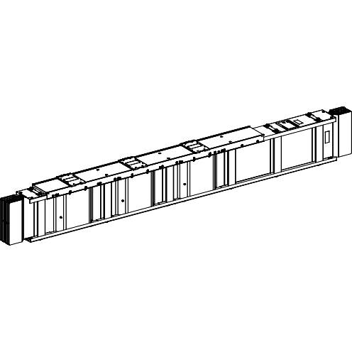 Schneider Electric KTA1000ED7403 ПРЯМАЯ СЕКЦИЯ ДЛЯ ВТЫЧН. ОТВ. БЛОКОВ, 3L+N+PER, Al, 1000А, L=4000 ММ