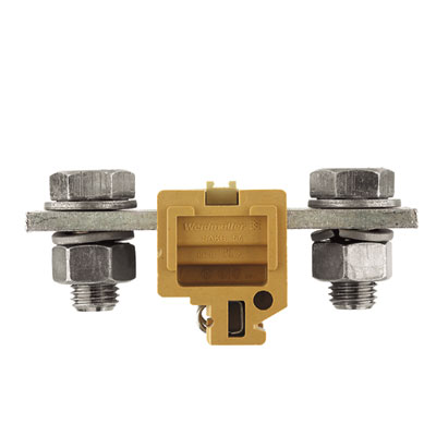 Weidmuller 170720000 SAKG 54 II Исполнение: SAK-серия, Проходная клемма, Расчетное сечение: 240 мм.кв, Винтовое соединение, Умеренно желтый
