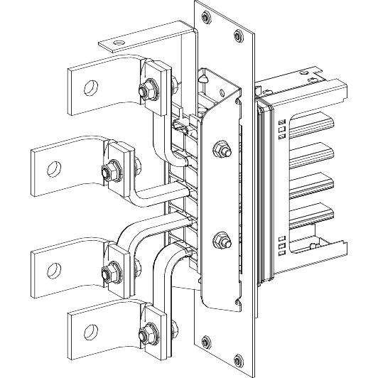Schneider Electric KSC250AE4 СЕКЦИЯ ВВОДНАЯ ФЛАНЦЕВАЯ 250А
