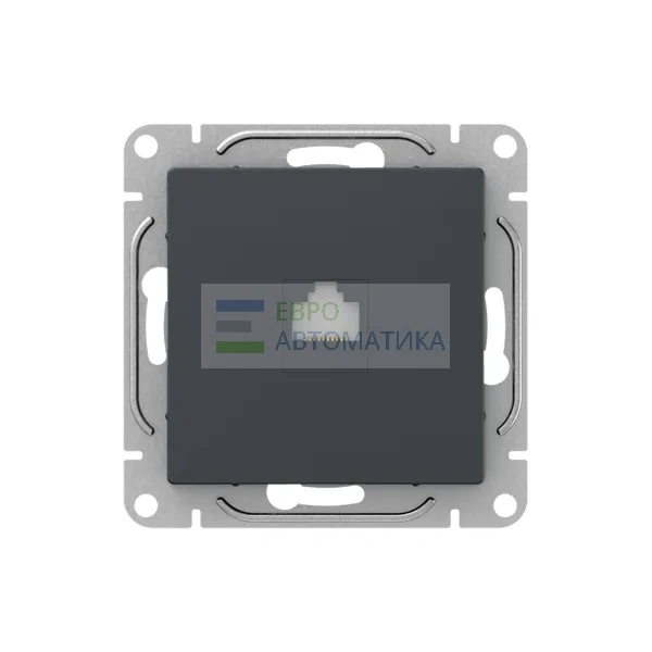 EKF UP1-SOG-RJ45-6 Механизм розетки RJ45 (cat6), графит Эпика EKF
