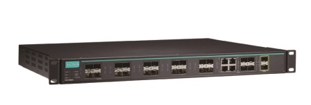MOXA Коммутатор ICS-G7826A-20GSFP-2XG-HV-HV-T Layer 3 full Gigabit managed Ethernet switch with 20 100/1000BaseSFP slots, 4 10/100/1000BaseT(X) or 100/1000BaseSFP slot combo ports, and 2 10GbE SFP+ slots, 2 isolated power supplies (85 to 264 VAC), t: -40/