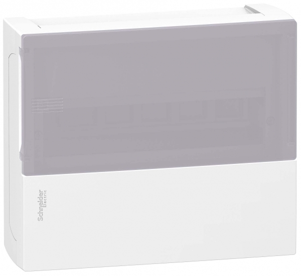 Schneider Electric MIP12112S MINI PRAGMA ЩИТ НАВЕСНОЙ С ПРОЗРАЧ. ДВ. 1РЯД/12МОД,IP40,IK07,63А,2 клеммы,Италия