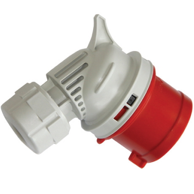 DKC DISA020163 Вилка кабельная угловая IP44 16A 2P+E 230В