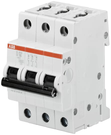 ABB 2CDS253001R0025 Автоматич.выкл-ль 3-полюсный S203 B2