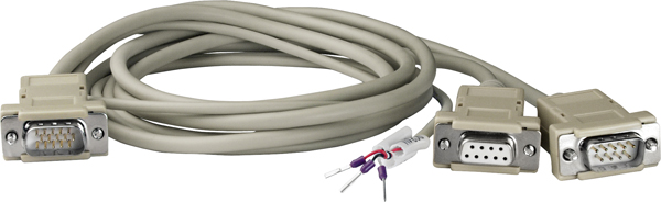 ICP DAS Кабель CA-1509 15-pin male & 9-pin male-female D-sub, power connector cable Cable for iVIEW-100