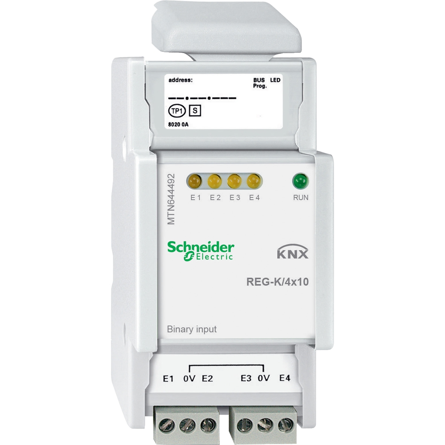 Schneider Electric MTN644492 БИНАРНЫЙ ВХОД REG-K/4X10