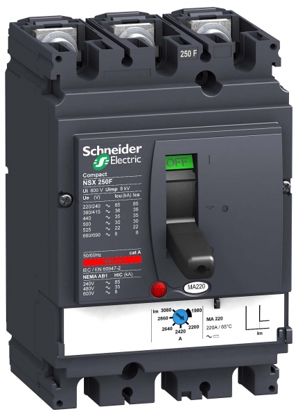 Schneider Electric 3П3Т АВТОМ. ВЫКЛ. MA150 NSX250F (арт.LV431749)