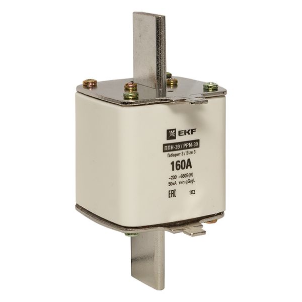EKF fus-39/630/160 Плавкая вставка ППН-39 630/160А габарит 3 EKF