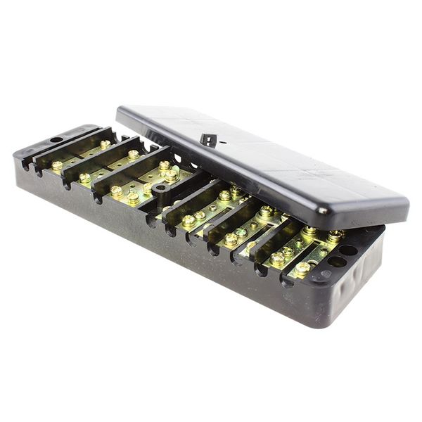 EKF kki2-2 Коробка клеммная испытательная переходная ККИ2-2 (латунь, прозрачная крышка) EKF